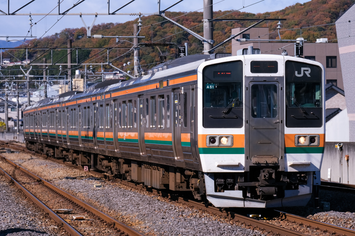 JR東日本 高崎車両センター 211系 タカA51編成