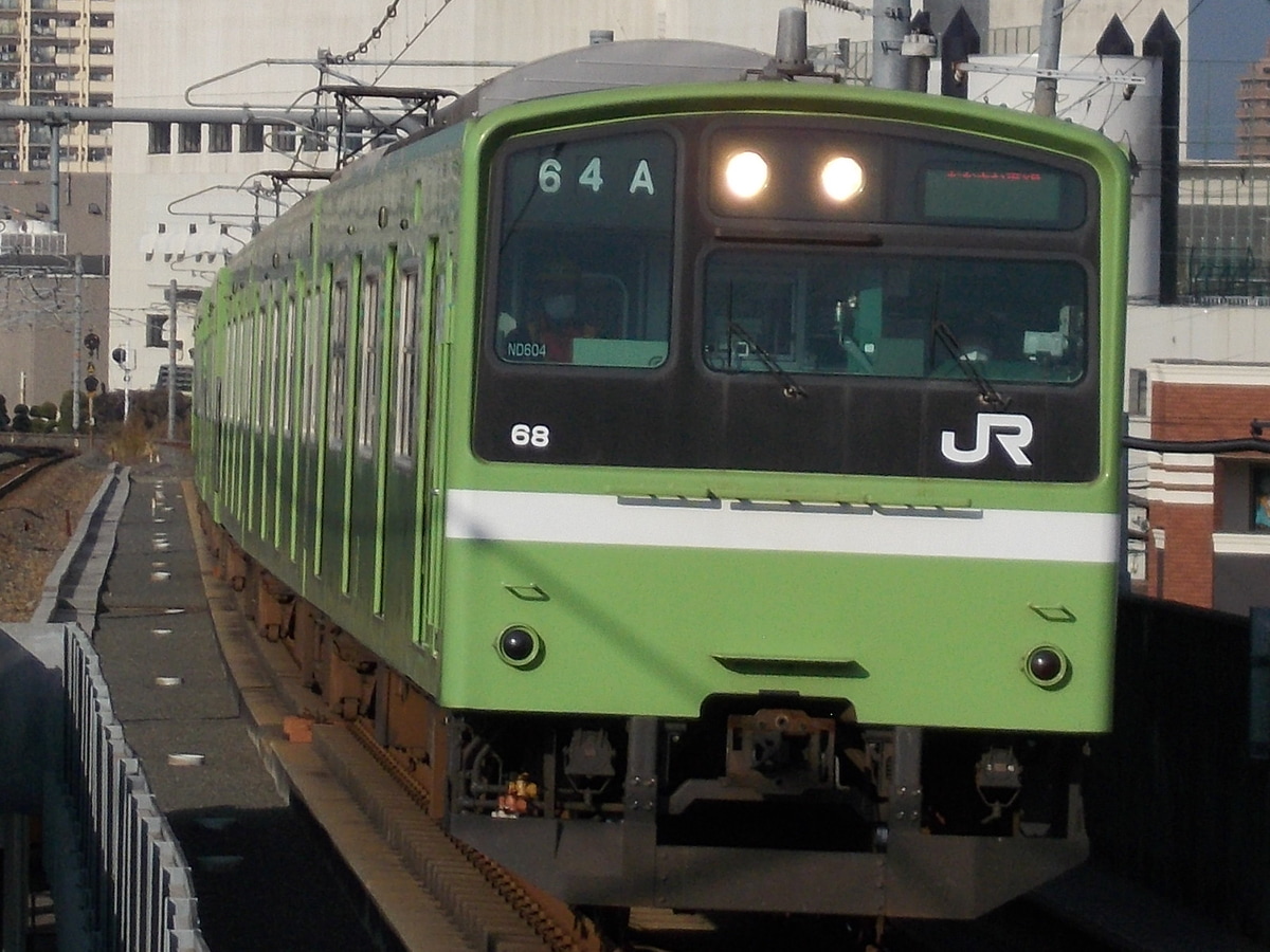 JR西日本 奈良電車区 201系 ND604