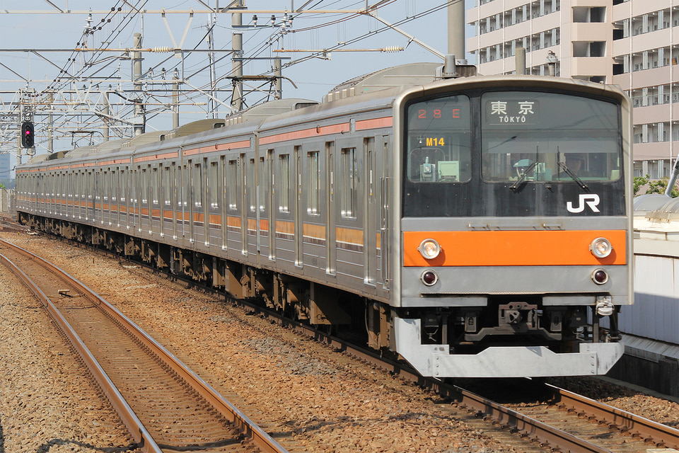 JR東205系ケヨM14編成<br class="br-sp" />(ケヨM14)の写真