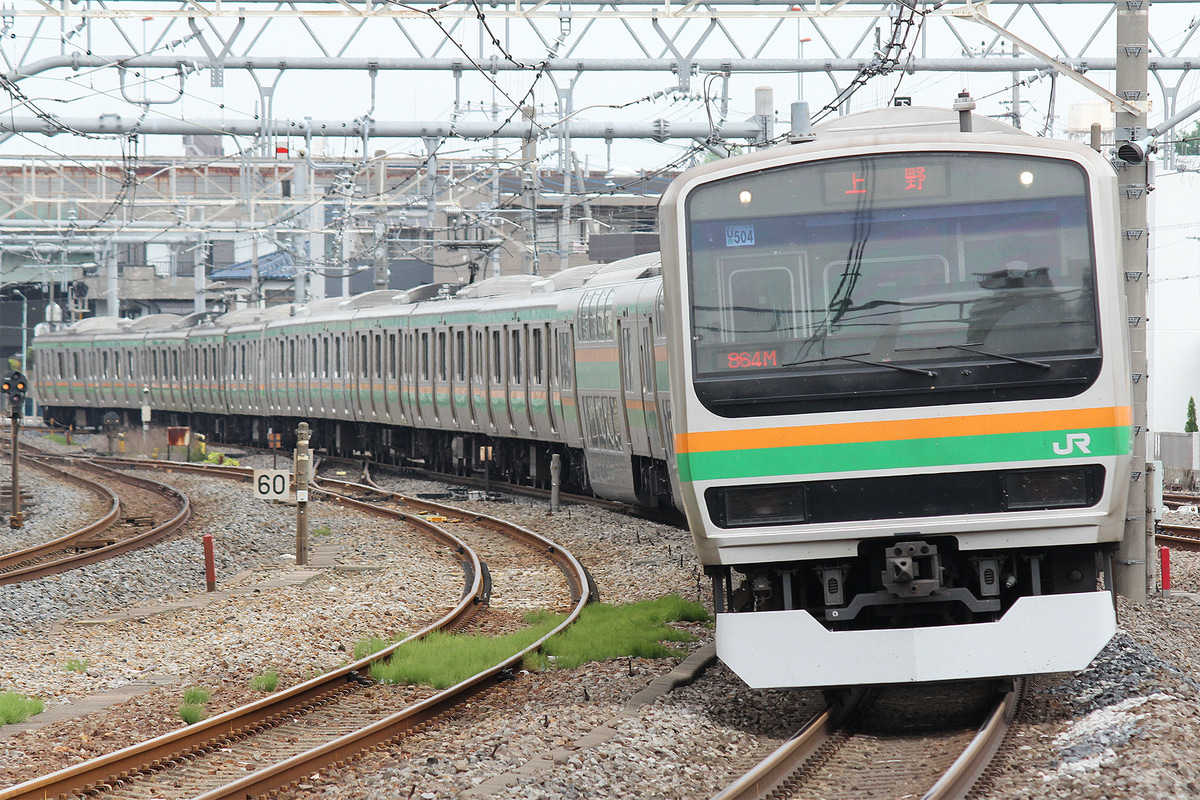 JR東日本  E231系 ヤマU504編成