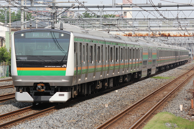 E233系タカL13編成を西川口駅で撮影した写真
