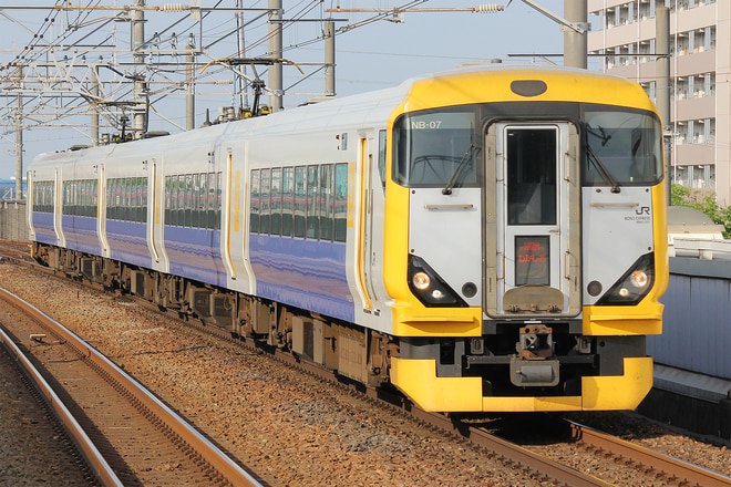 E257系マリNB-07編成を新浦安駅で撮影した写真