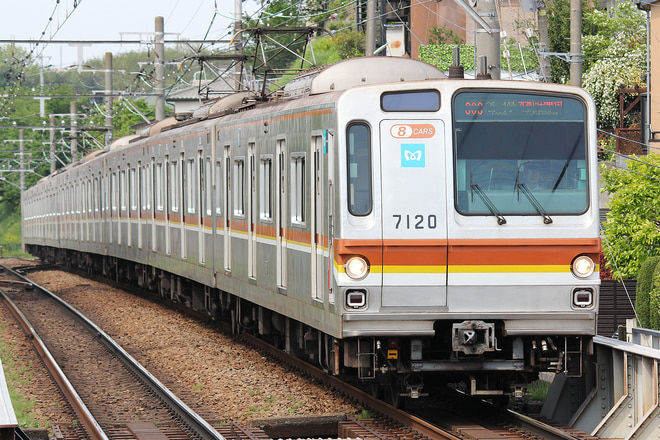 7000系7120Fを妙蓮寺駅で撮影した写真