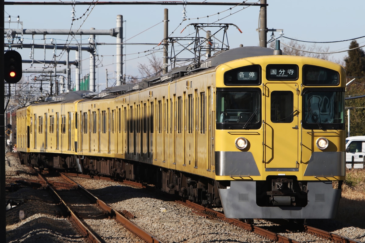 西武鉄道 新宿線車両所南入曽車両基地（旧・南入曽車両管理所 新2000系 2507F