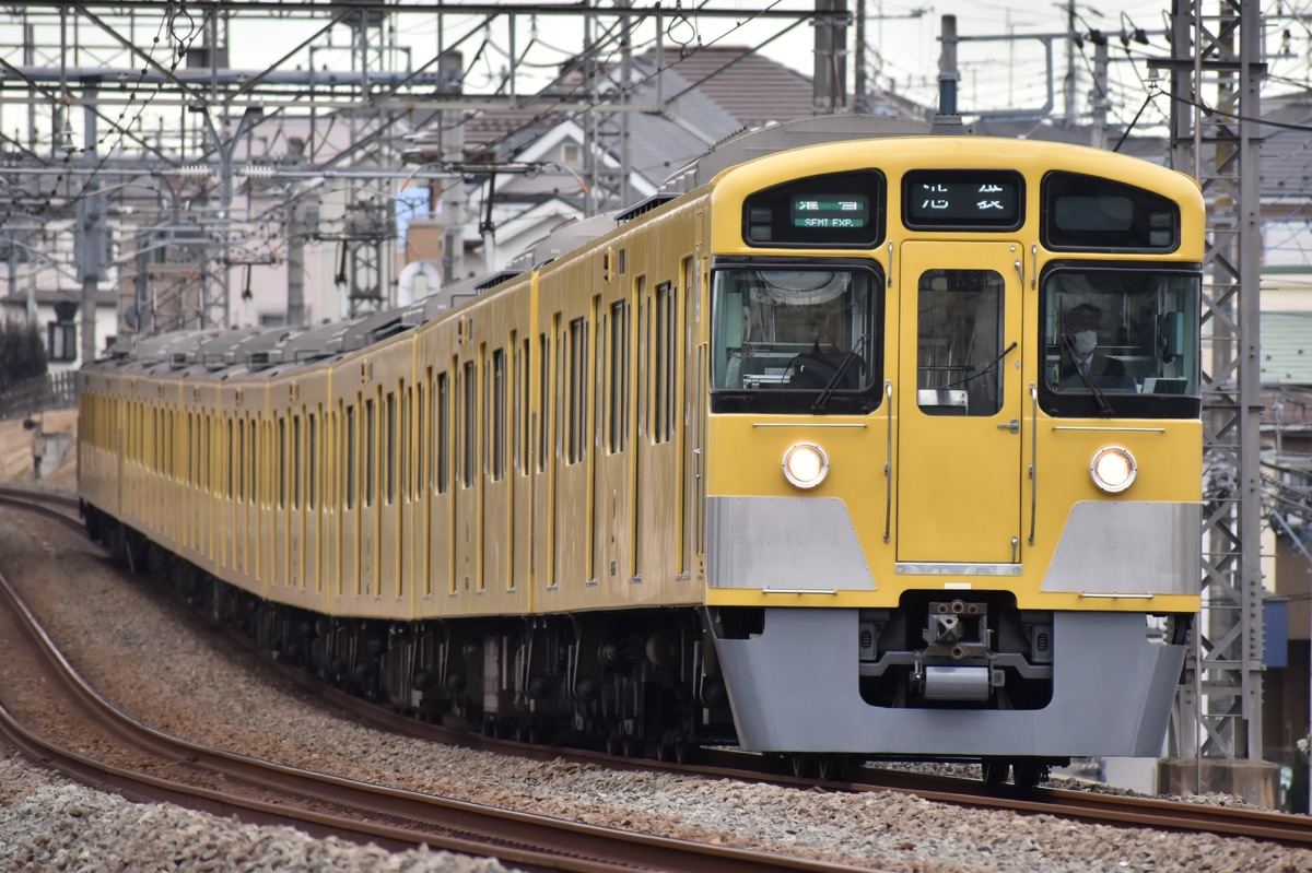 西武鉄道 南入曽車両基地 2000系 2095F