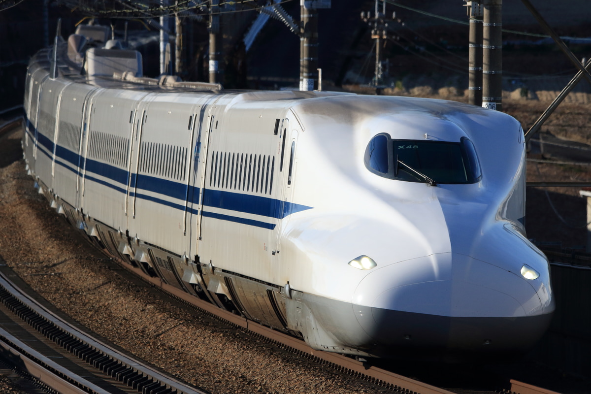 JR東海 鳥飼車両基地 N700系 オサX48編成