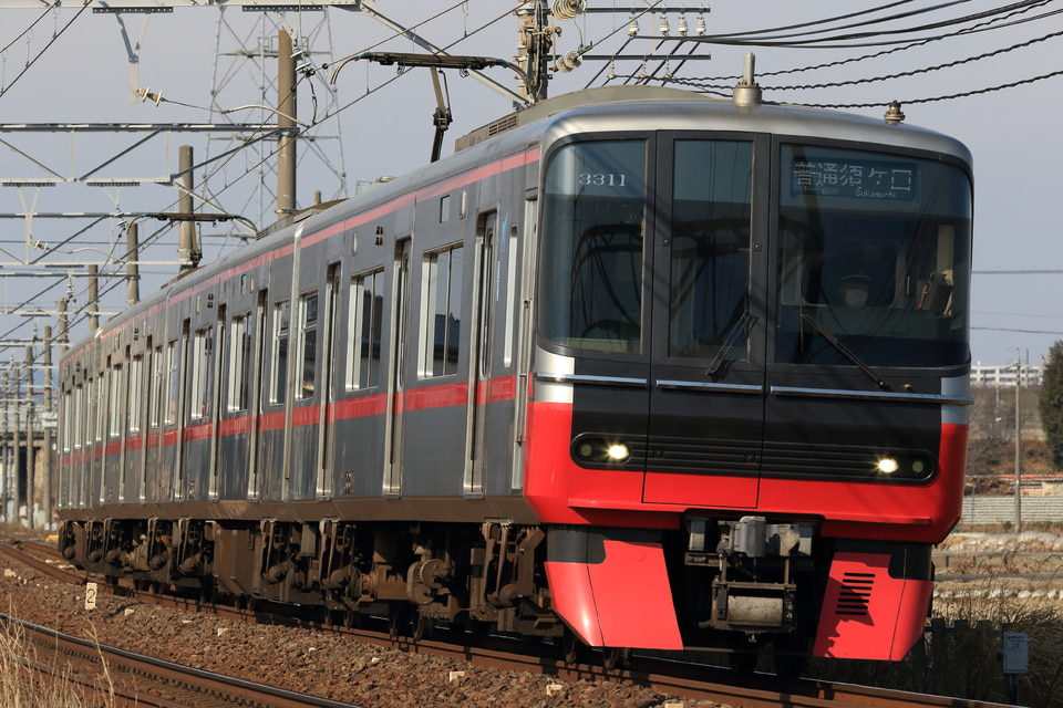 名鉄3300系3311F<br class="br-sp" />(3311編成)の写真