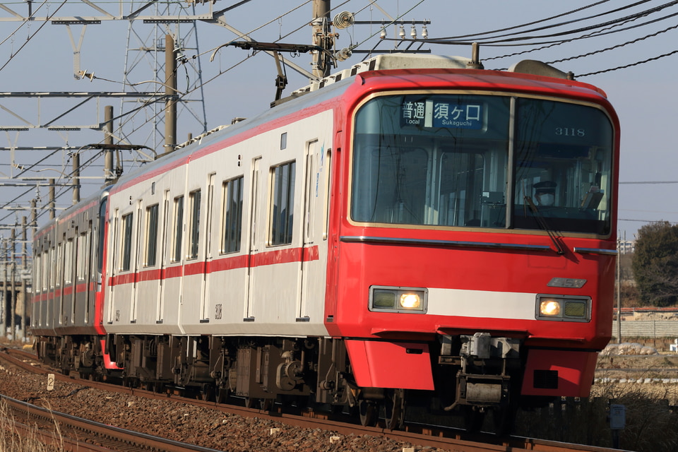 名鉄電車　系統版 32029＞名鉄3300系（6次車以降・車番選択式）基本4両編成セット
