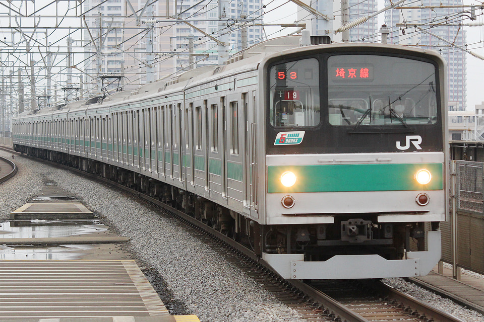 JR東205系ハエ19編成<br class="br-sp" />(川19編成)(カワ19編成)の写真