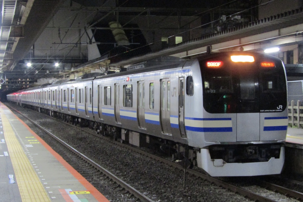 JR東日本 鎌倉車両センター本所 E217系 Y-22編成