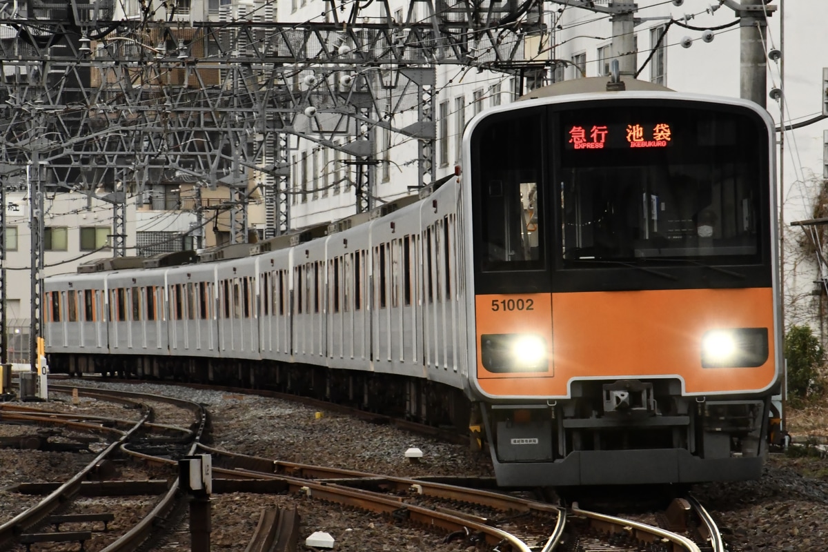 東武鉄道 森林公園検修区 50000系 51002F
