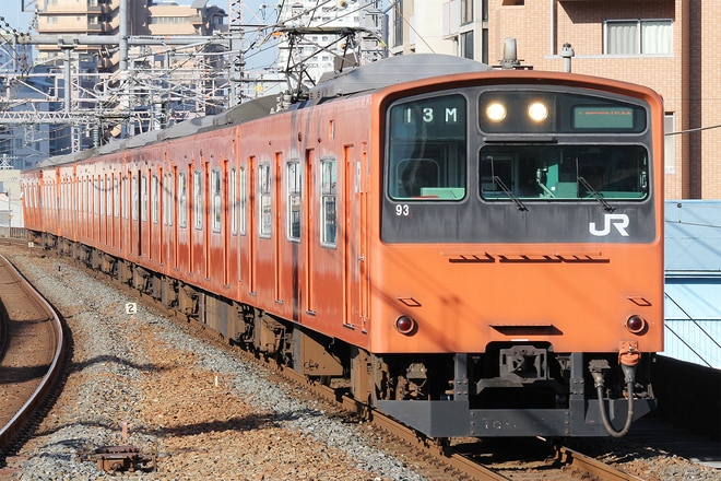 201系LB8編成を福島駅で撮影した写真