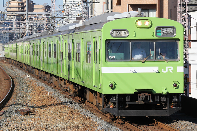 103系NS413編成を福島駅で撮影した写真