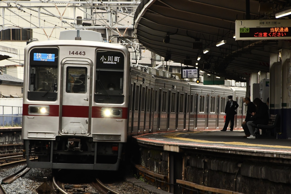 東武鉄道 森林公園検修区 10030系 14443F