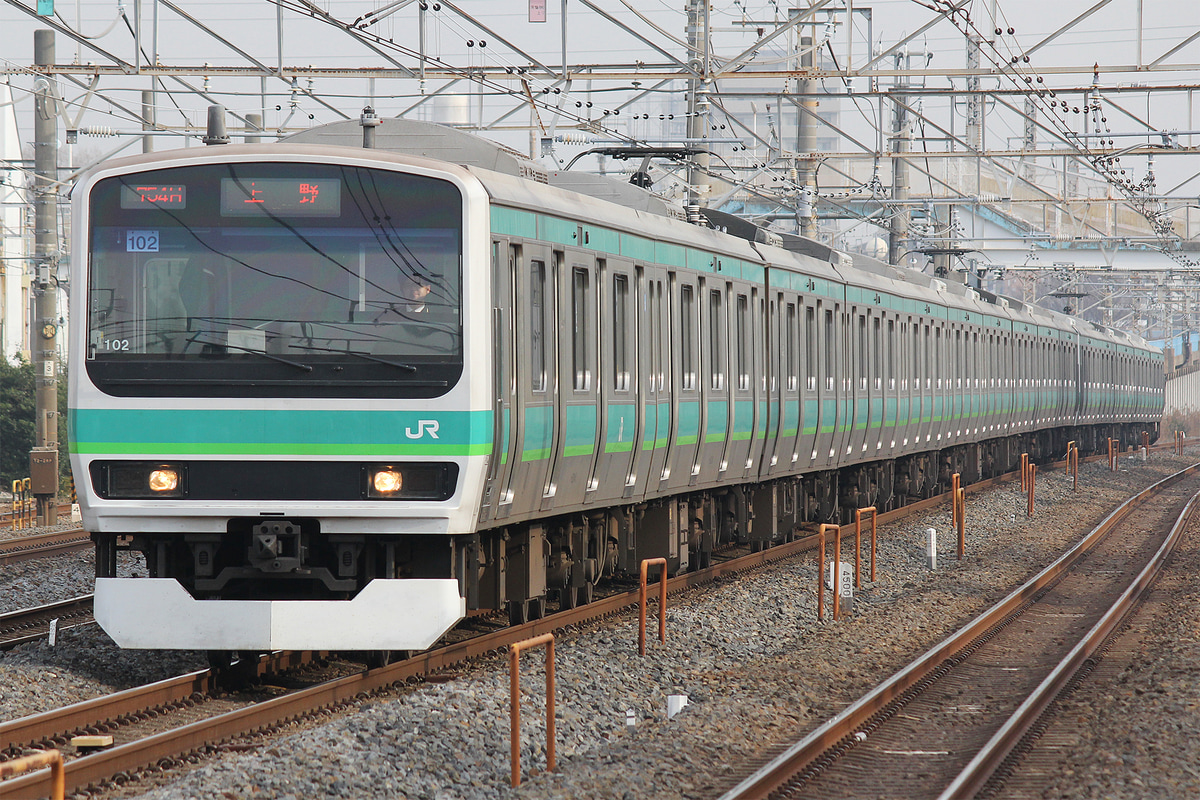 JR東日本  E231系 マト102編成