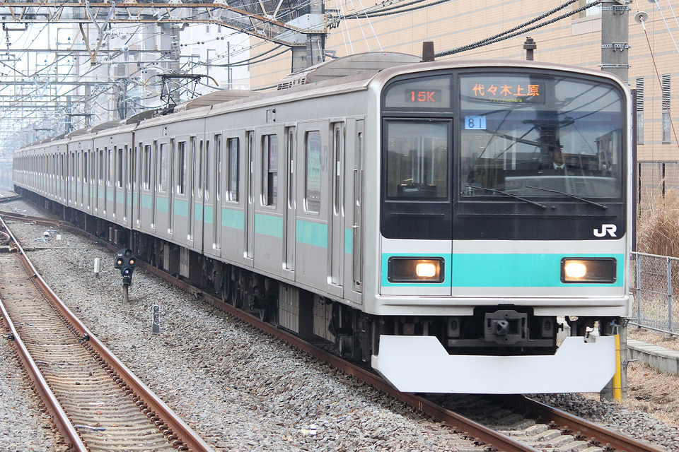 JR東209系マト81編成（松戸車両センター）（転属済）の編成データ