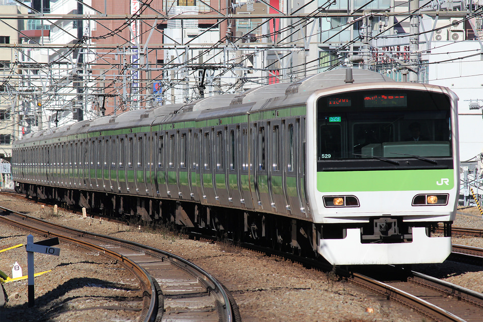 JR東E231系トウ529編成<br class="br-sp" />(トウ529)(ヤテ529)(ヤテ529編成)の写真