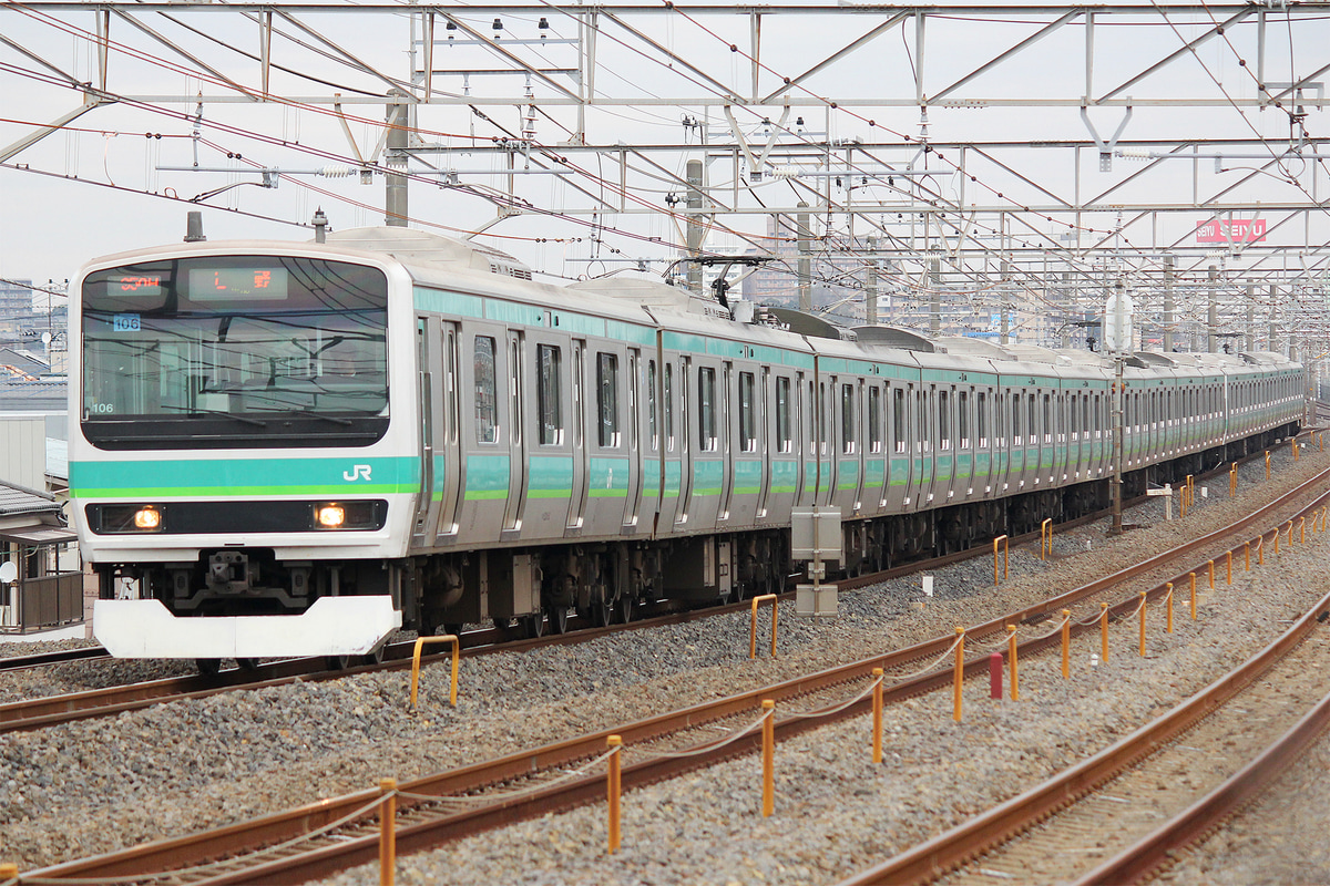 JR東日本  E231系 マト106編成