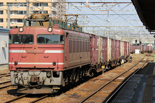 EF81 貨物牽引機　ウェザリング加工 721号機 142号機 EF81 721 の写真 |鉄道写真投稿サイトTrain-Directory
