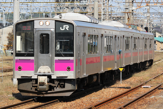 701系N1編成を秋田駅で撮影した写真