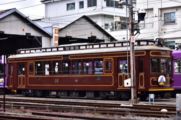 京福電気鉄道 西院車庫 モボ21形 モボ26