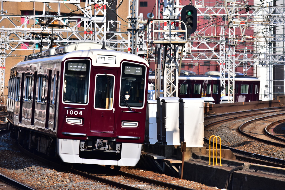 阪急電鉄 平井車庫 1000系 1004F