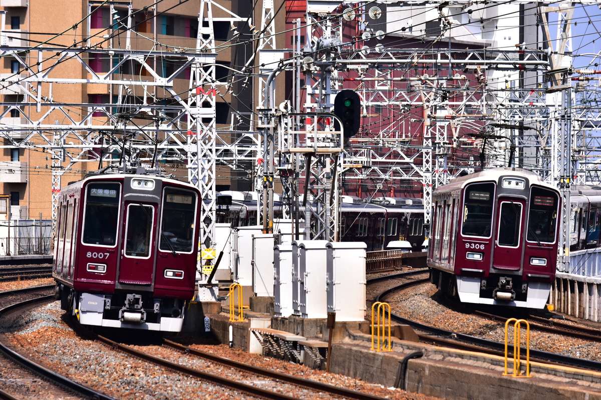 阪急電鉄 平井車庫 8000系 8007F