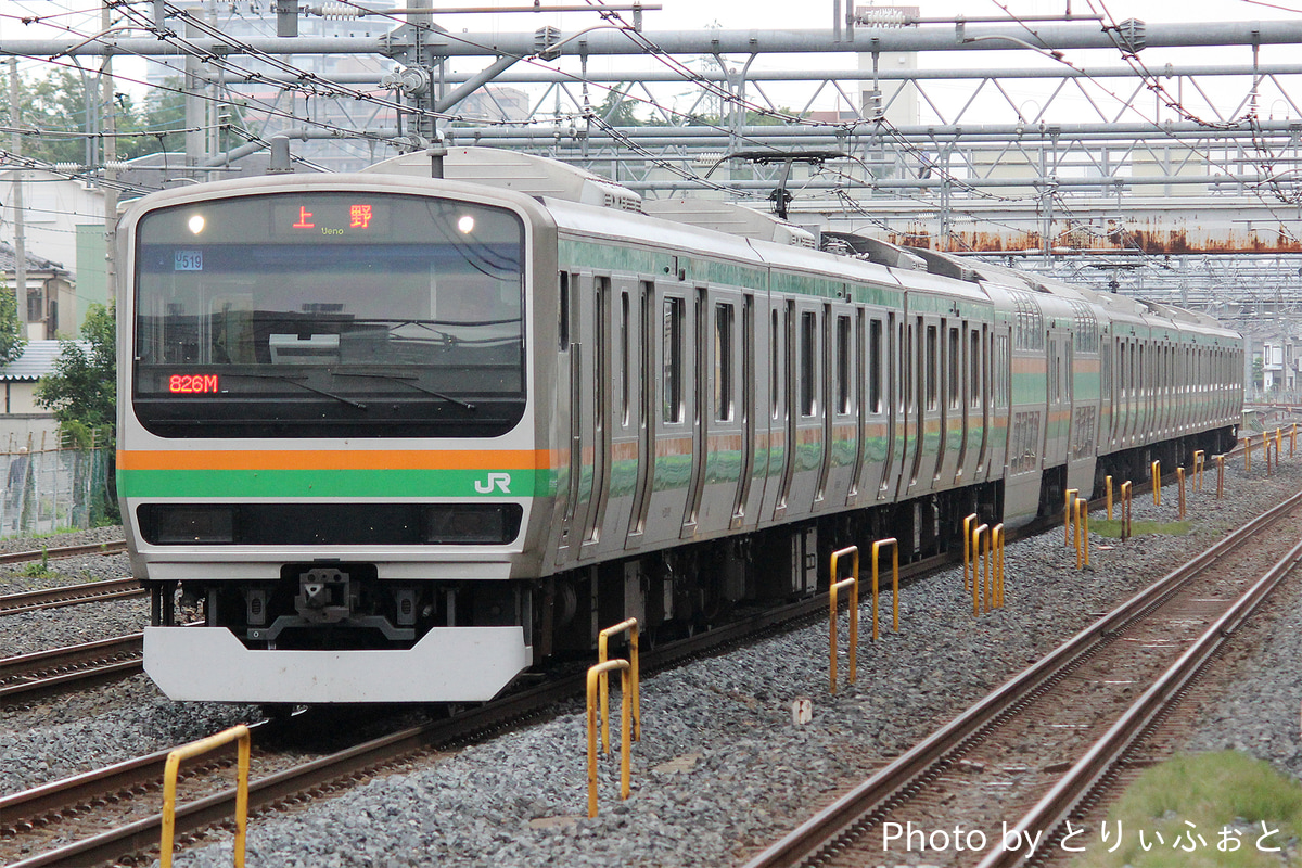 JR東日本  E231系 ヤマU519編成