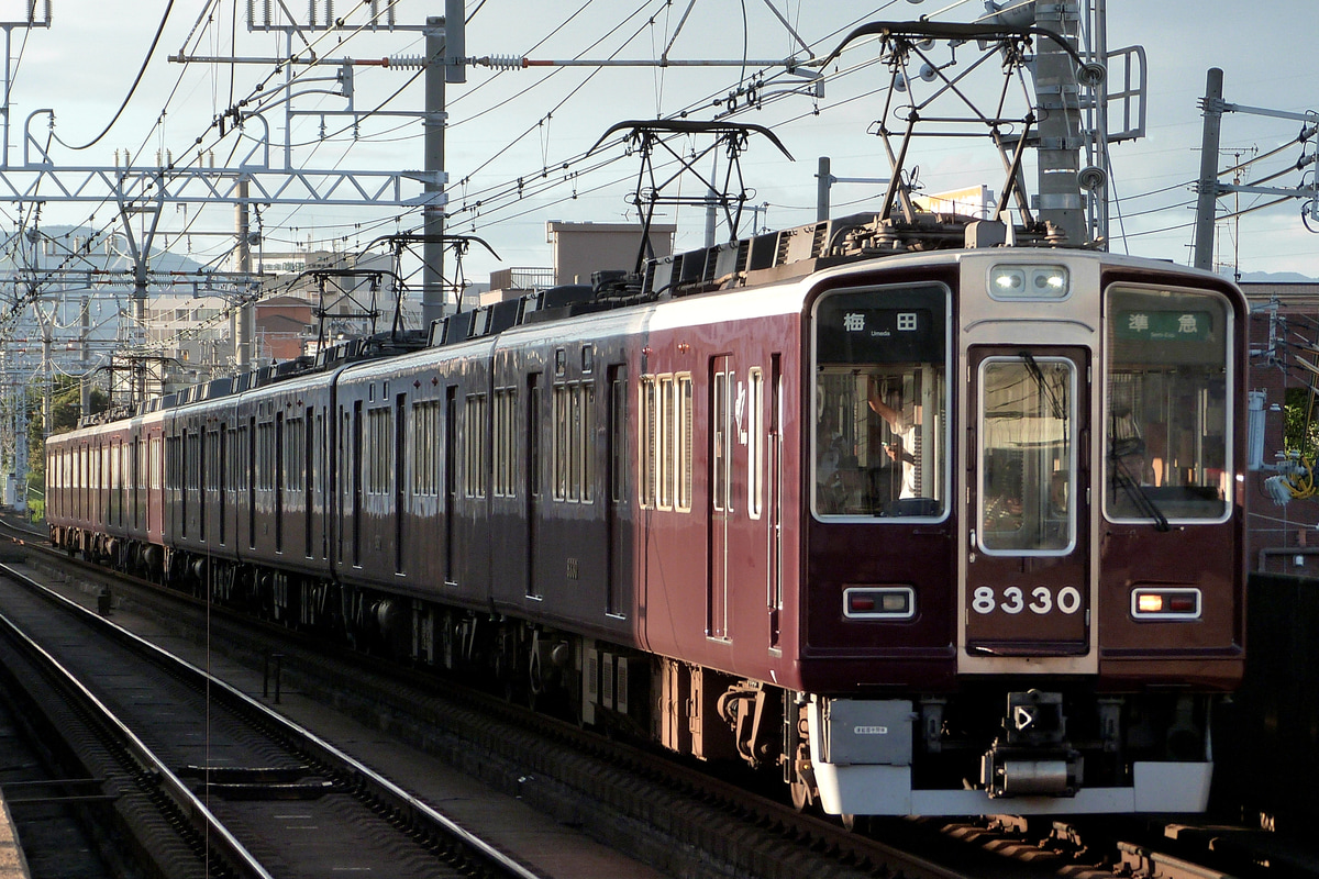 阪急電鉄 正雀車庫 8300系 8330F