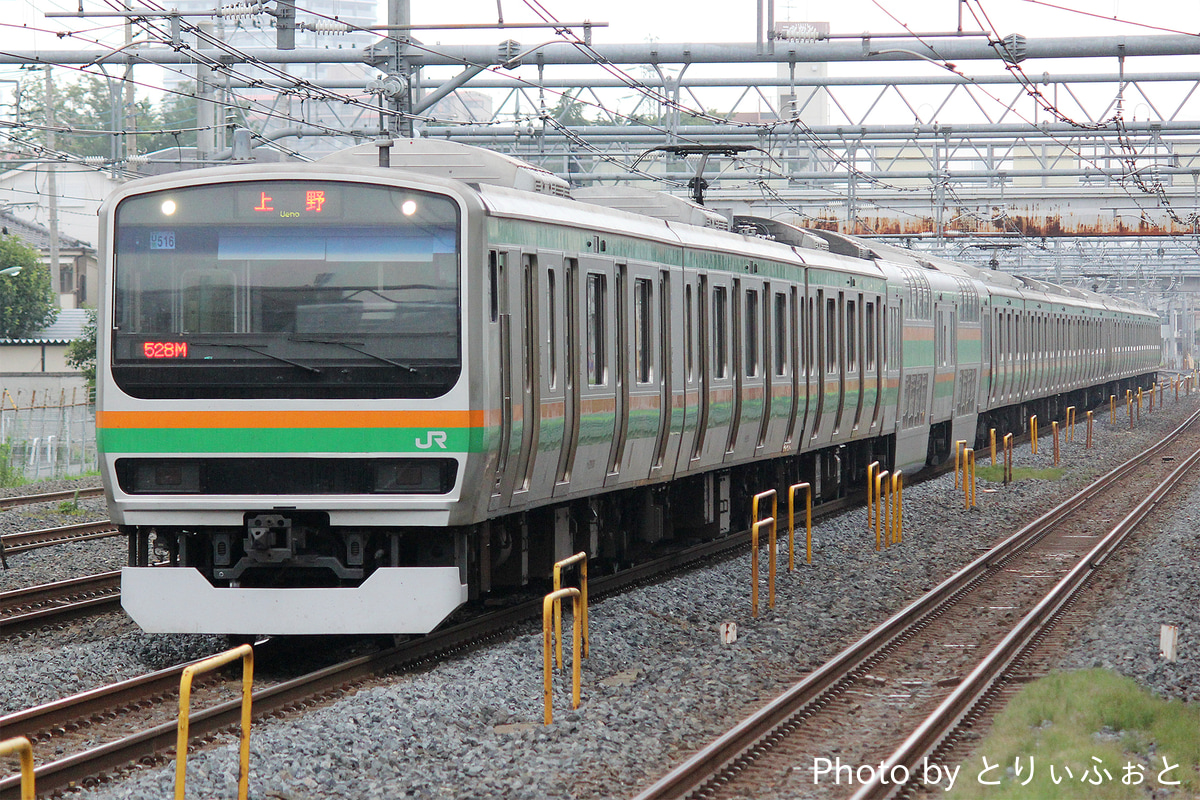 JR東日本  E231系 ヤマU516編成