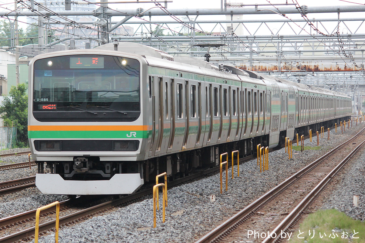 JR東日本  E231系 ヤマU585編成