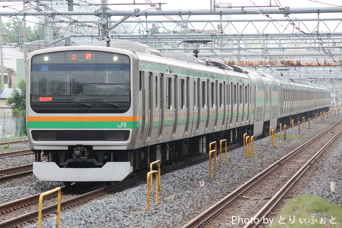 JR東日本  E231系 ヤマU522編成