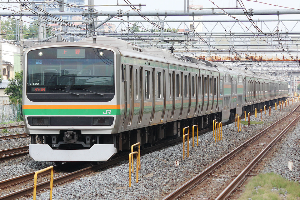 JR東E231系ヤマU590編成<br class="br-sp" />(U590編成)(U-590編成)の写真
