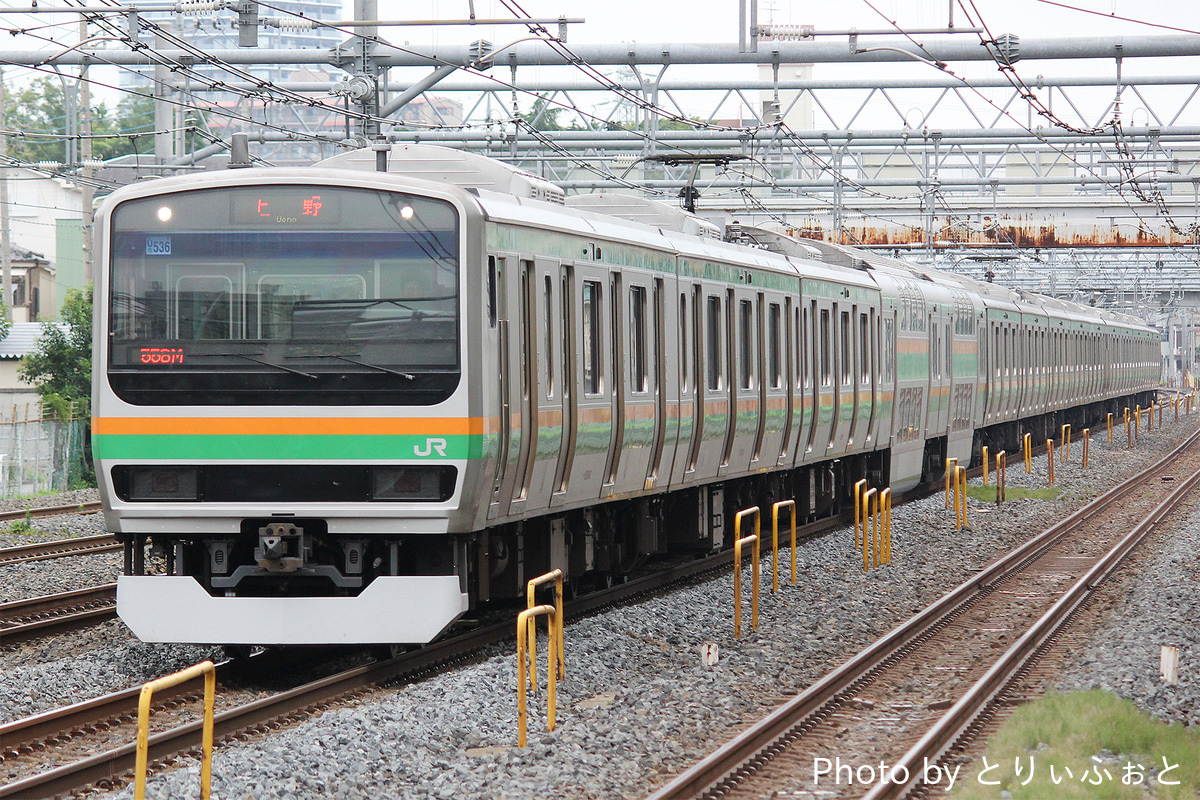 JR東日本  E231系 ヤマU536編成