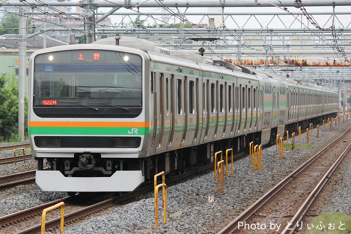 JR東日本  E231系 ヤマU515編成
