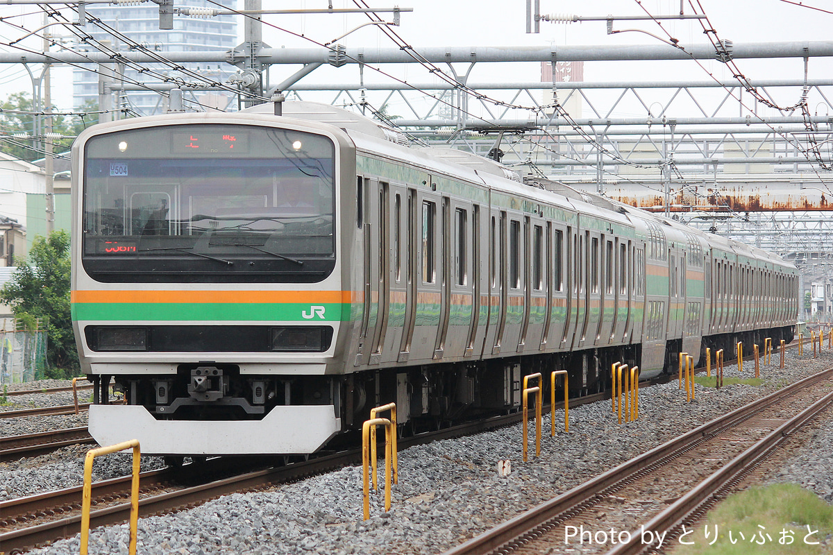 JR東日本  E231系 ヤマU504編成