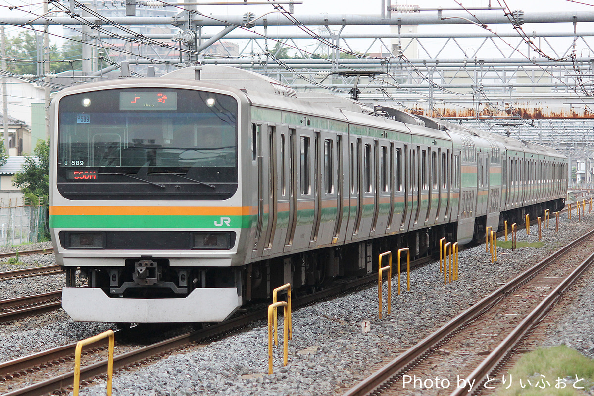 JR東日本  E231系 ヤマU589編成