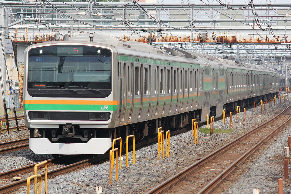 JR東E231系ヤマU584編成<br class="br-sp" />(U584編成)(U-584編成)の写真