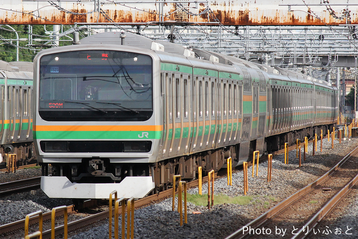 JR東日本  E231系 ヤマU523編成