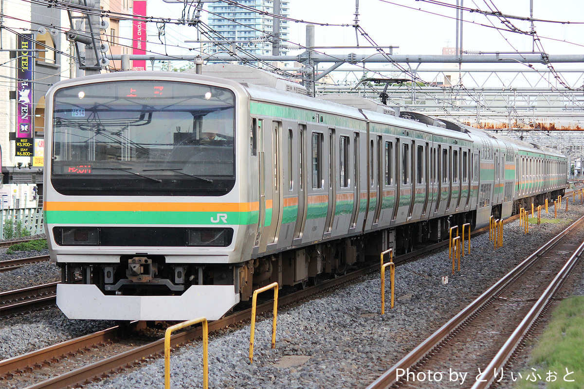 JR東日本  E231系 ヤマU514編成