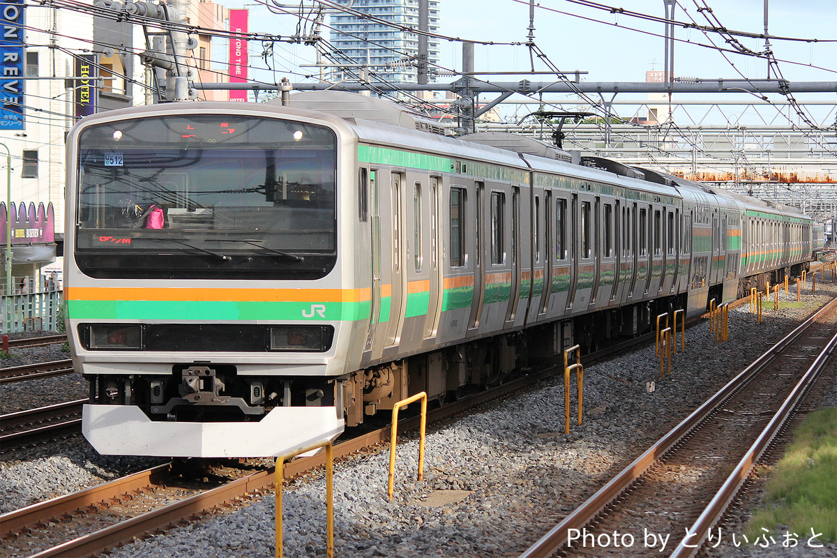 JR東日本  E231系 ヤマU512編成
