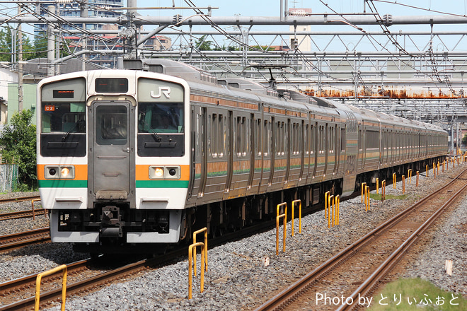 211系タカC2編成を西川口駅で撮影した写真