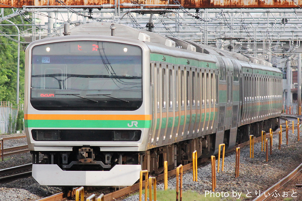 JR東日本  E231系 ヤマU514編成