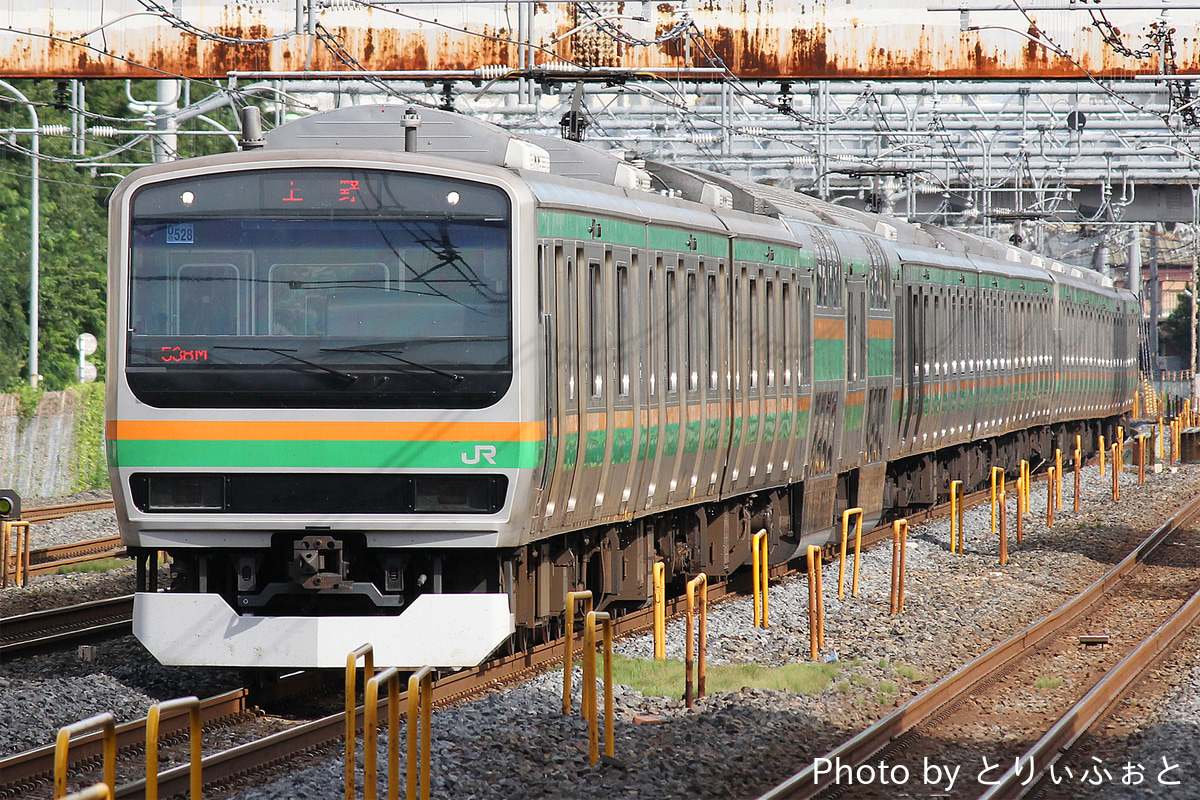 JR東日本  E231系 ヤマU528編成