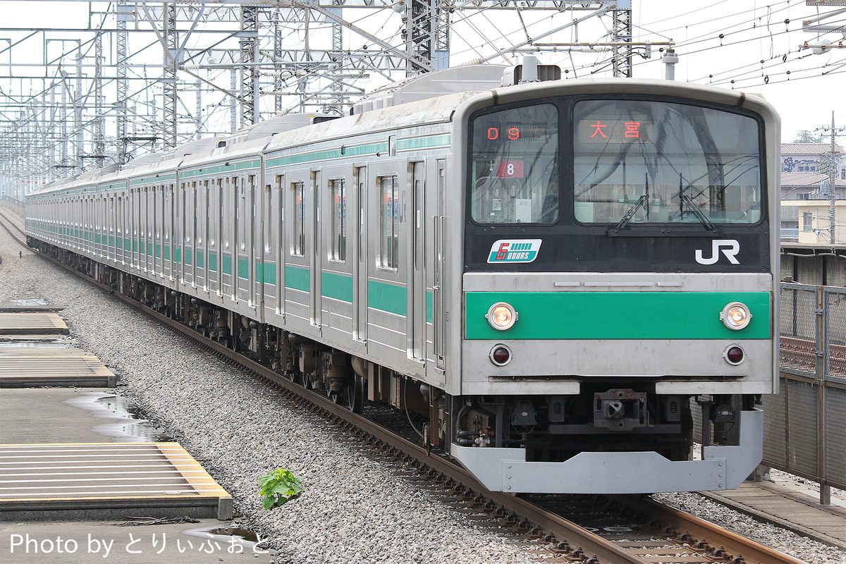 JR東日本  205系 ハエ8編成