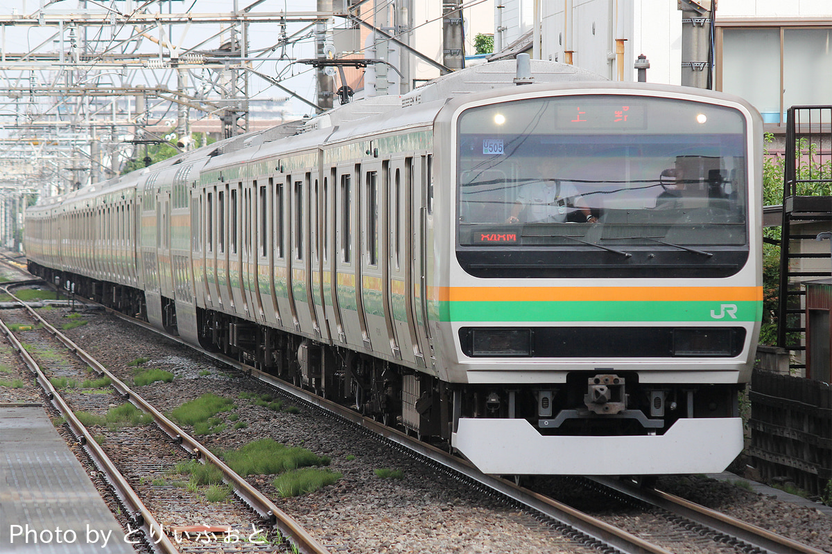JR東日本  E231系 ヤマU505編成