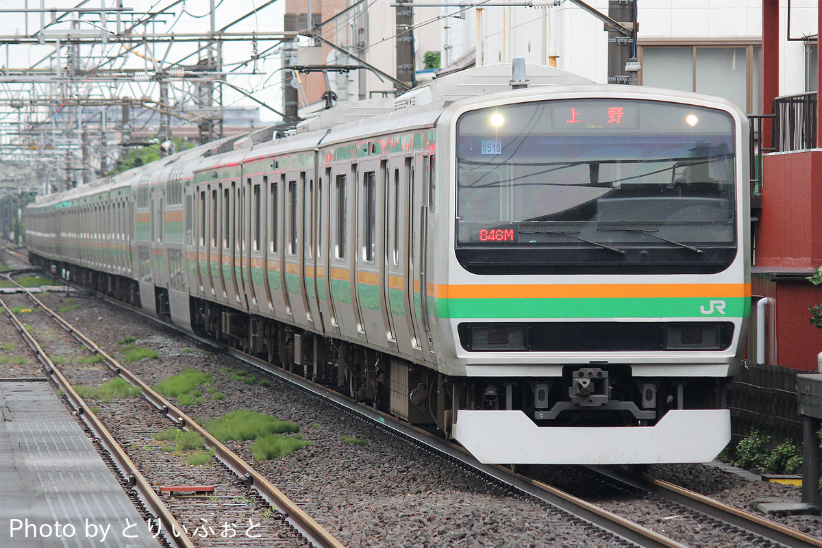 JR東日本  E231系 ヤマU516編成