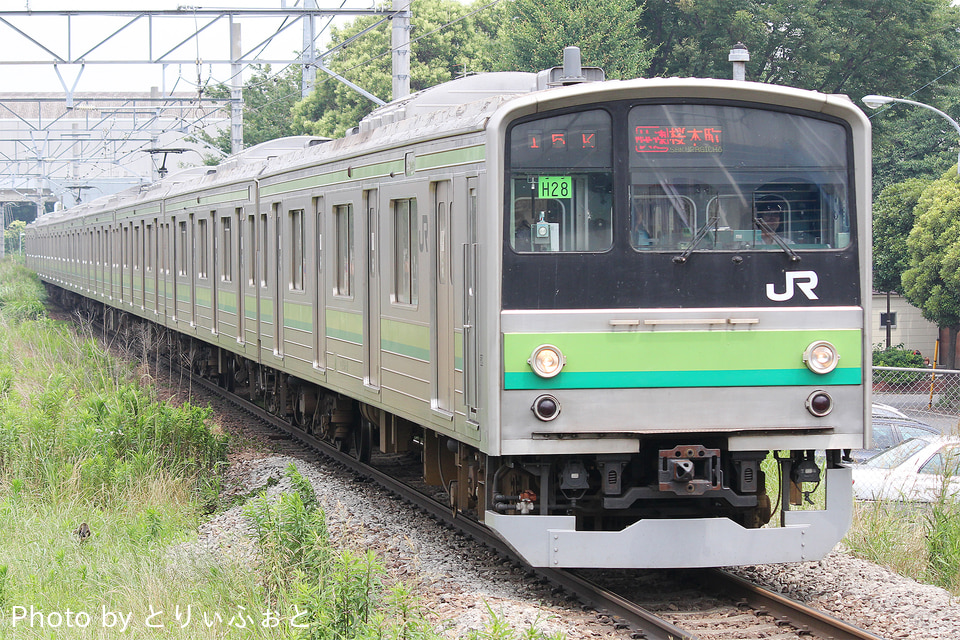 JR東205系クラH28編成<br class="br-sp" />(H28編成)(H28編成)の写真
