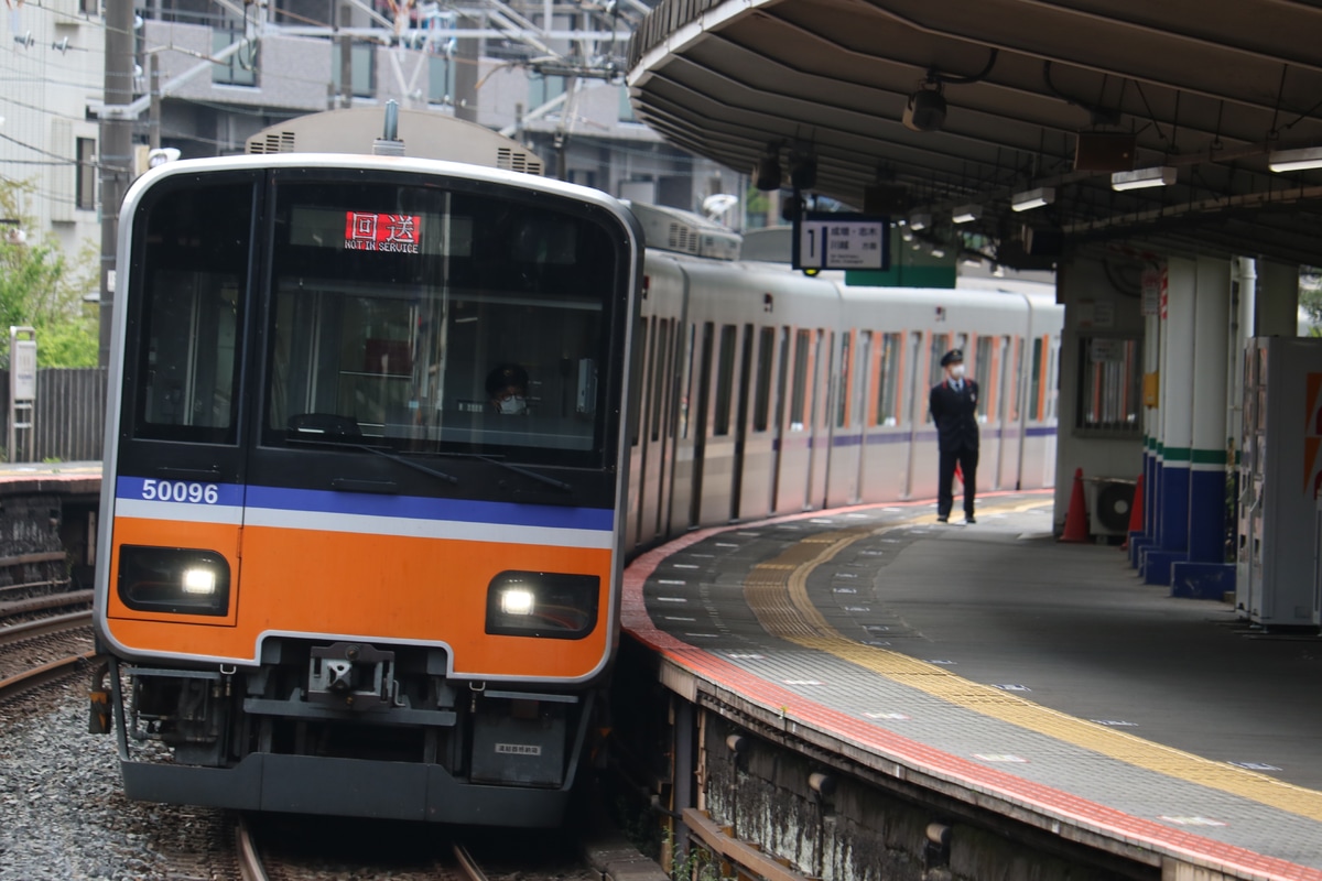東武鉄道 森林公園検修区 50090系 51096F