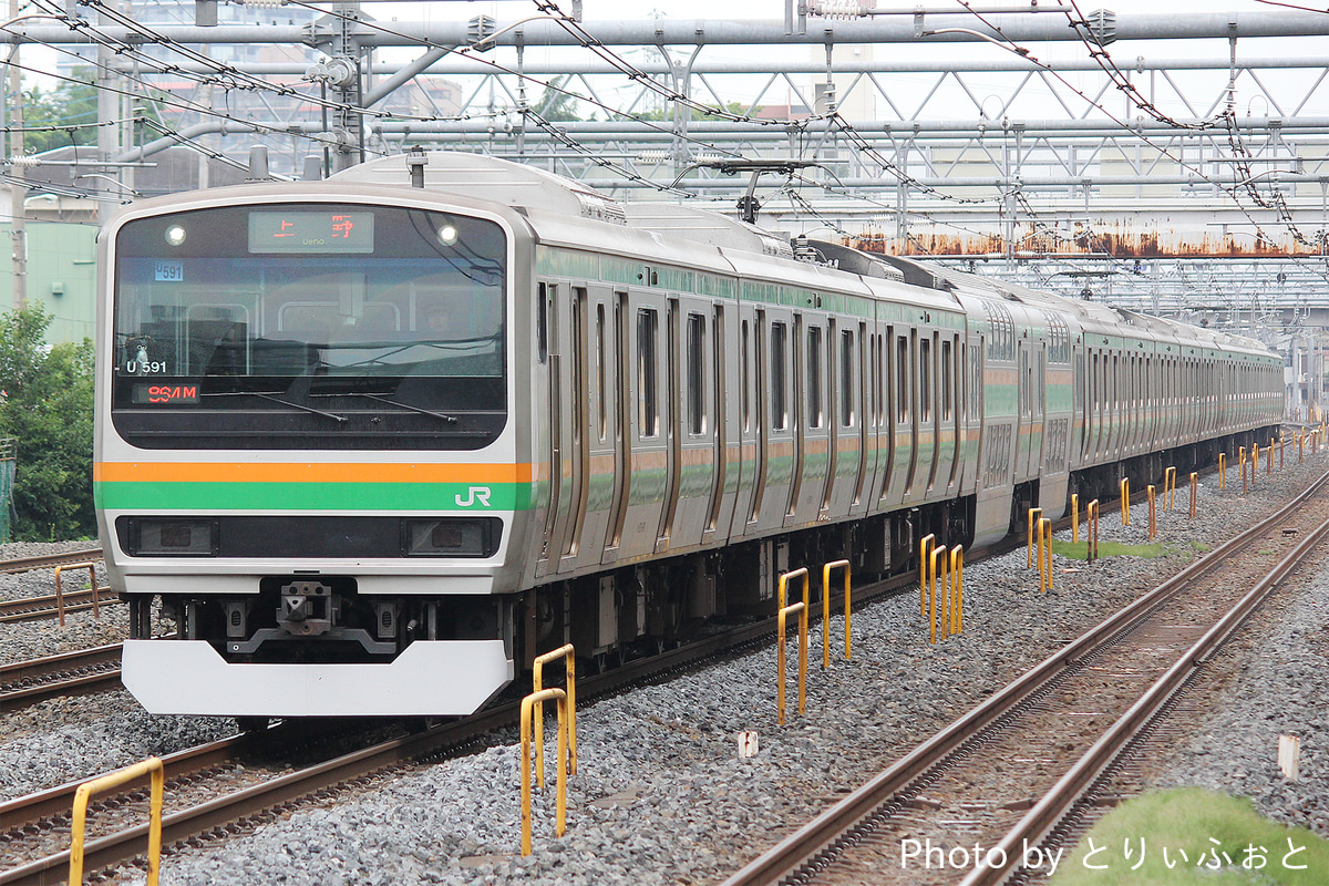 JR東日本  E231系 ヤマU591編成